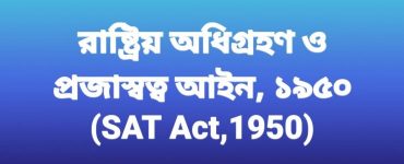 রাষ্ট্রিয় অধিগ্রহণ ও প্রজাস্বত্ব আইন