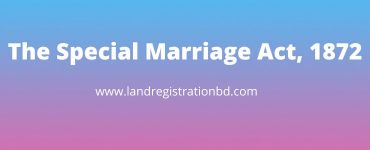 The Special Marriage Act, 1872