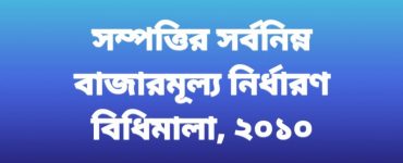 সম্পত্তির সর্বনিম্ন বাজারমূল্য নির্ধারণ বিধিমালা